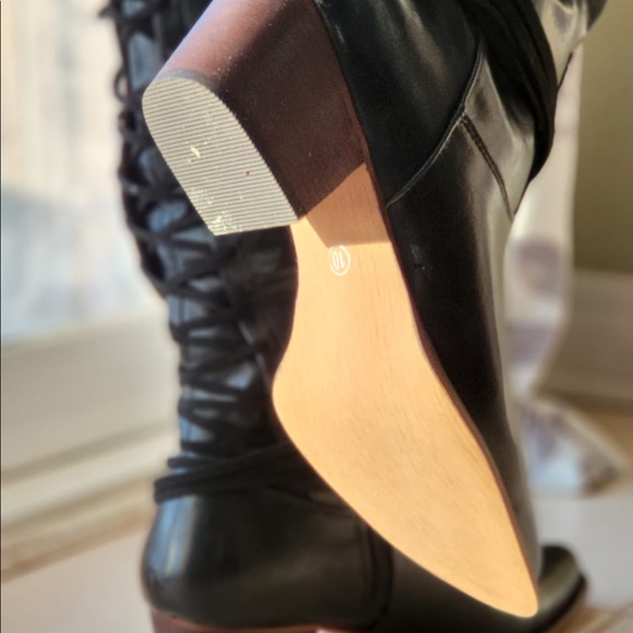 Black Cowboy Western Women’s Boot - Picture 6 of 13